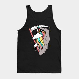 Unicorn Grim Reaper Tank Top